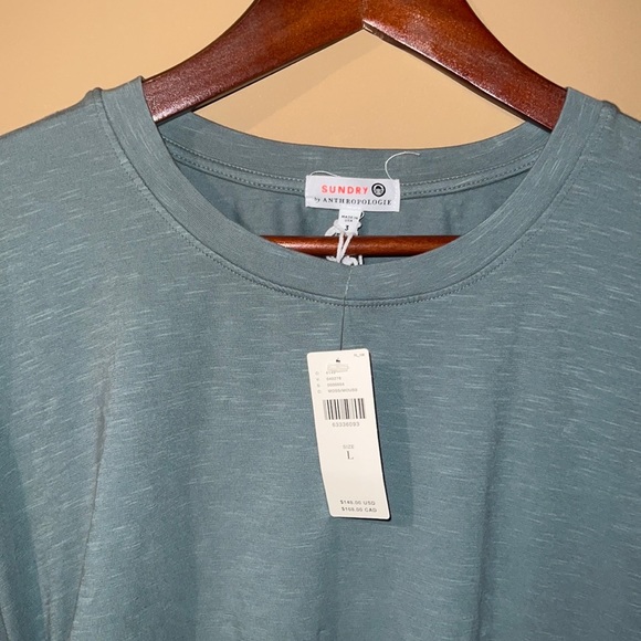 NWT sundry shirred mini dress - Picture 7 of 7